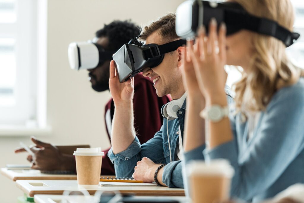 Entretien d'embauche en réalité virtuelle