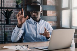 Entretiens à distance facilités avec la réalité virtuelle