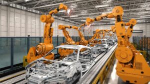 robot travaillant en usine